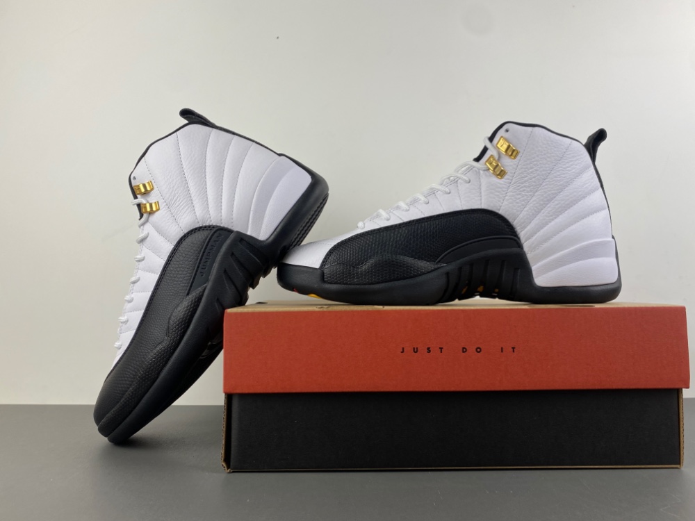 Air Jordan 12 “Taxi” Retro Release, White/Black/Gold, Style Code: CT8013-117