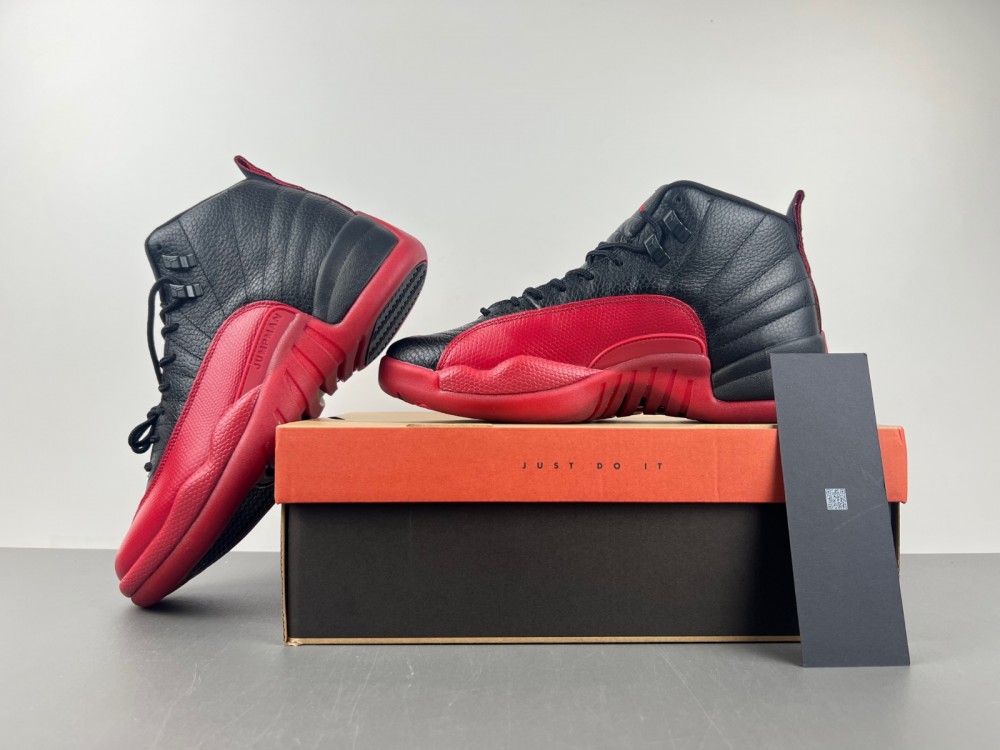Air Jordan 12 (Black/Red) 2025 Retro Release, Style Code 130690-002