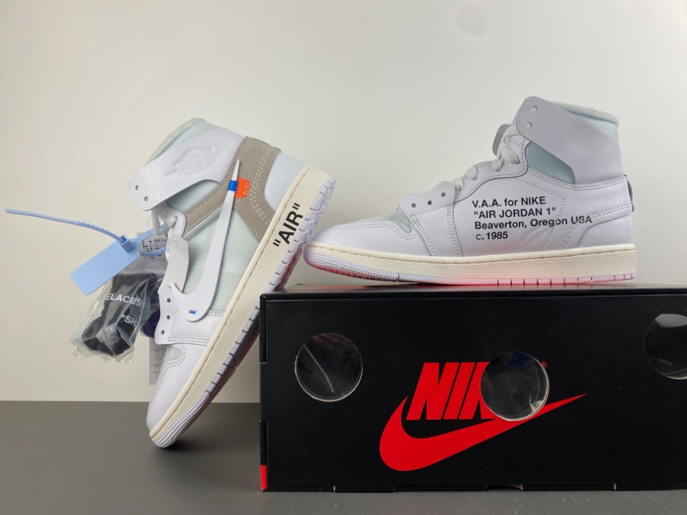 Air Jordan 1 Virgil Abloh Archive x Air Jordan 1 High OG “Alaska” to be retroed in 2026, white colorway.