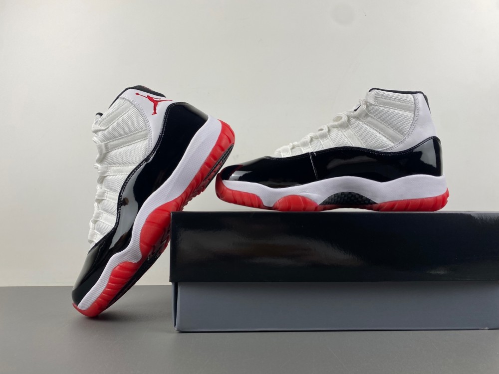 Air Jordan 11 (White/Black/Red) - Style Code CT8012-106